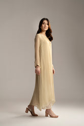 1 Piece Chiffon Embroidered Shirt (FS0049)